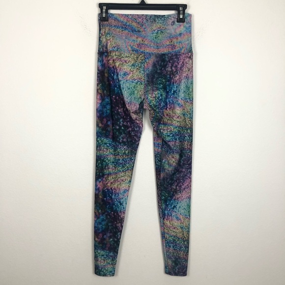 Onzie high rise urban rain blue leggings M/L - Picture 3 of 4